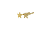 Star Stud- Gold Filled Ball Earring Stud- 14/20 Gold Filled- USA Product- 3mm