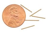 Gold Filled Earring Post- 14/20 Gold Filled- USA Product-22 Gauge- 20 pieces per order