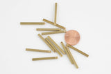 Brass Square Sticks-Earring copper accessories-Earring connector-Brass -Earring pendant-Brass jewelry- 2.5mm thick- 25mm, 30mm, 40mm