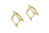 Brass ear hook-Earring copper accessories-Earring connector-Brass earring charms-Earring pendant-Brass -Lever Back earrings-13x15mm