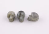 1 Pc Natural Labradorite Skull Skulls ~1" - Self Standing - Not Drilled