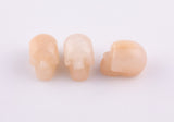 1 Pc Natural Pink Aventurine Skull Skulls ~1" - Self Standing - Not Drilled
