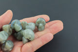 1 Pc Natural Labradorite Skull Skulls ~1" - Self Standing - Not Drilled