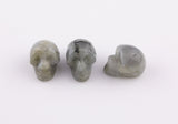 1 Pc Natural Labradorite Skull Skulls ~1" - Self Standing - Not Drilled