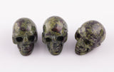 1 Pc Natural Bloodstone Stone Skull Shape- 1.5 inches