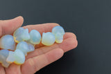 1 Pc Opalite Quartz Skull Skulls ~1" - Self Standing - Not Drilled