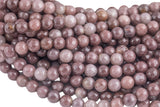 Natural Brown Purpish Aventurine Beads , High Quality in Faceted Round, 4mm, 6mm, 8mm, 10mm, 12mm- Full 15.5 Inch strand Gemstone Beads