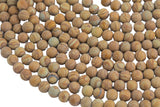 Natural Matte Wood Jasper, High Quality in Round, 4mm, 6mm, 8mm, 10mm, 12mm, 14mm- Full 15.5 Inch Strand Smooth Gemstone Beads