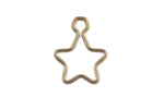 Gold Filled Star Charm- 14/20 Gold Filled- USA Product-10mm- 2 pieces per order