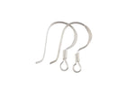 925 Sterling Silver Stamped MADE IN USA Earring Wire Earwire Fishhook Ear Wire Fish Hook 15mm Sterling Silver 925 Stamped 2 pairs per order