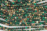 Natural Malachite Full Strands-15.5 inches-2.5-3mm- Nice Size Hole- Diamond Cutting, High Facets- Nice and Sparkly- Faceted Round