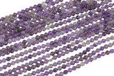 Natural Amethyst - Full Strands-15.5 inches-2-3mm 4mm- Nice Size Hole- Diamond Cutting,High Facets-Nice and Sparkly-Faceted Round