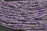 Natural Amethyst - Full Strands-15.5 inches-2-3mm 4mm- Nice Size Hole- Diamond Cutting,High Facets-Nice and Sparkly-Faceted Round