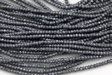 Natural Terra Hertz High Quality in Diamond Cut Faceted Roundel, 3mm - Full 15.5 Inch Strand-Full Strand 15.5 inch Strand