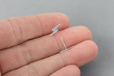 Tiny Lightning Studs Earrings, Gold, Silver- Sterling Silver- Gold Filled- USA made- Wholesale- 2 pcs per order