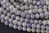 Natural Sphalerite Beads Round, 6mm, 8mm, 10mm- Full 15.5 inch strand Smooth Gemstone Beads