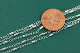 Sterling Silver Satellite Round Tubed Chain, Wholesale, USA Made, Chain by foot