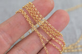 Gold Filled Rolo 2mm, Wholesale, USA Made, Chain by foot Permanent Jewelry Chain