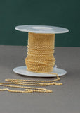 Gold Filled Rolo 1.4mm, Wholesale, USA Made, Chain by foot Permanent Jewelry Chain