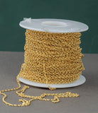 Gold Filled Rolo 2mm, Wholesale, USA Made, Chain by foot Permanent Jewelry Chain