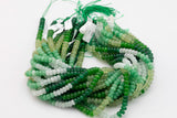 Multi-color Jade Rondelle Beads Smooth Rondelle Beads Size 5x8mm 15.5'' Strand Multicolor Greens