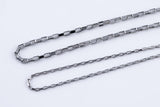 Stainless Steel Rectangle Chain - Yard or Full Spool - High Quality Polished Stainless Steel - Hypoallergenic 2mm 3mm