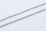 Stainless Steel ROLO Round Chain - Yard or Full Spool - High Quality Polished Stainless Steel - Hypoallergenic 2.5mm 3mm 4mm