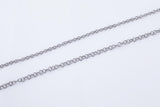 Stainless Steel ROLO Round Chain - Yard or Full Spool - High Quality Polished Stainless Steel - Hypoallergenic 2.5mm 3mm 4mm