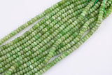 Green Jade Beads Roundel 8mm - Full Strand 15.5 inch Strand AAA Quality Smooth