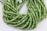 Green Jade Beads Roundel 8mm - Full Strand 15.5 inch Strand AAA Quality Smooth