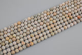 Natural Banded Wood Jasper, High Quality in Faceted Round Gemstone Beads