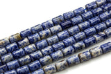 Natural Sodalite- Barrel Shape- 10*14mm-28 Pieces- Special Shape- Full Strand- 16 Inches Gemstone Beads