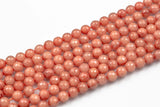 Sunrise Orange- JADE Faceted Round - 6mm, 8mm, 10mm -Full Strand 15.5 inch Strand,