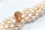 7*8mm Potatoe Nugget Pearl A Quality Round Freshwater Pearl