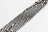 Platinum Plated HEMATITE Beads. Heishi Flat Square Full Strand 16. 2-4mm