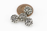 Bead 925 Bali Sterling Silver Spacer Beads - 9mm to 10mm - 1pc per order - s12