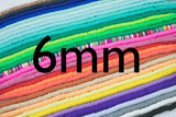 no.25 and up African Vinyl Beads 6mm BEAUTIFUL Soft AFRICAN Colored VINYL Heishi beads Clay Disc - 16 inch strand - Assorted Colors