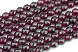 Garnet JADE Faceted Round -Full Strand 15.5 inch Strand, 4mm, 6mm, 8mm, 12mm, or 14mm Beads-Full Strand 15.5 inch Strand