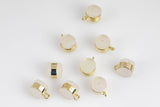 Small Rubber Backing for Stud Earring with Ring-6mm- 10 pcs per order