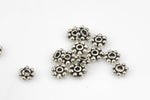Beads Daisy 925 Bali Sterling silver 6mm- 6 pcs per order-s2