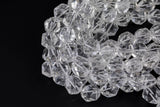Natural Quartz- Hexagon Shape- Grade AAA High Quality-13-14mm Full Strand 16" Gemstone Beads