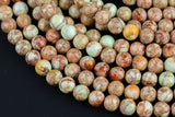 Natural Lemon Chrysoprase, High Quality in  Round, 4mm, 6mm, 8mm, 10mm, 12mm, 14mm-Full Strand 16 inch Strand  Smooth Gemstone Beads