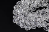 Natural Quartz- Hexagon Shape- Grade AAA High Quality-13-14mm Full Strand 16" Gemstone Beads