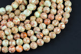 Natural Lemon Chrysoprase, High Quality in  Round, 4mm, 6mm, 8mm, 10mm, 12mm, 14mm-Full Strand 16 inch Strand  Smooth Gemstone Beads