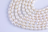 7mm*9mm Potato Pearl A Quality Round Natural Freshwater Pearls