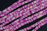 Jasper Heishi Discs Beads 2x4mm 3x6mm 7" Strand