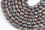8x12mm Peacock Potato Freshwater Pearl