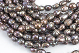 8x12mm Peacock Potato Freshwater Pearl