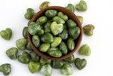 1 Pc Natural Jade Heart Shaped Healing Stones Gemstone Hearts Healing Stones-15mm- .5 inches