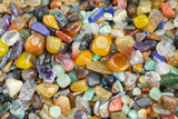 Premium One Pound Small Tumbled Stones Beautiful Mix Chakra Stones 100% Natural Carnelian Rose Quartz Green Aventurine Others - 1 lb